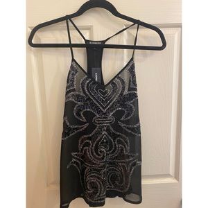 NWT Express Night out sheer blouse